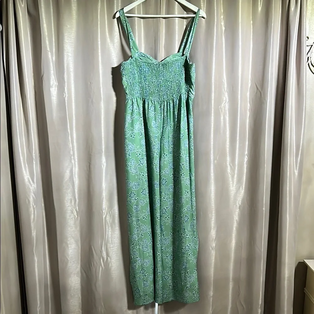 Floral Green Jumpsuit